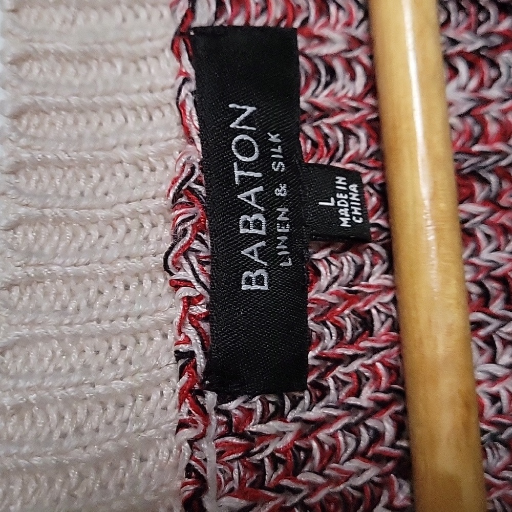 Aritzia Babaton Linen and Silk Knit 3/4 Length Sleeve Sweater - Picture 2 of 6